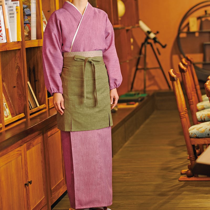 ぐるぴた二部式着物 上下セット 蓮喜 W-500 さえずり | 布の力 久磨衣