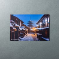 銀雪の法観寺 ｜ポストカード