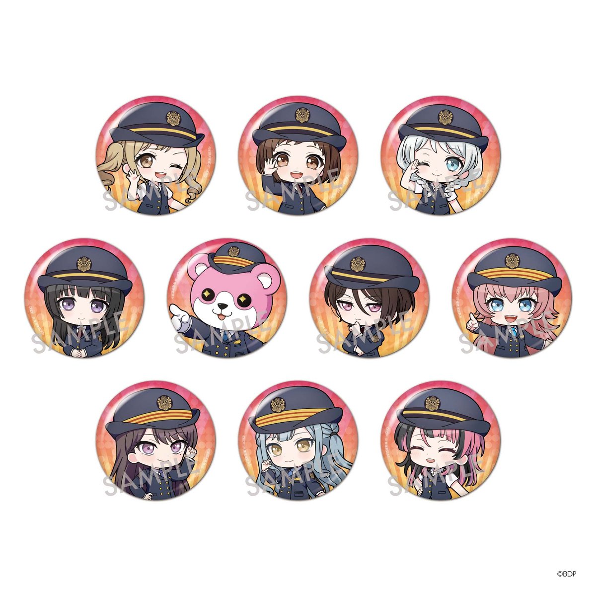 BanG Dream!≪コンプリートBOX≫ミニキャラトレーディング缶バッジ Vol