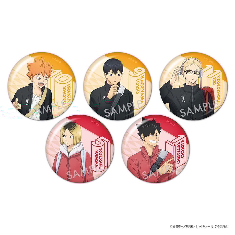 ハイキュー!! トレーディング缶バッジ 全10種 | アニキャンSHOP