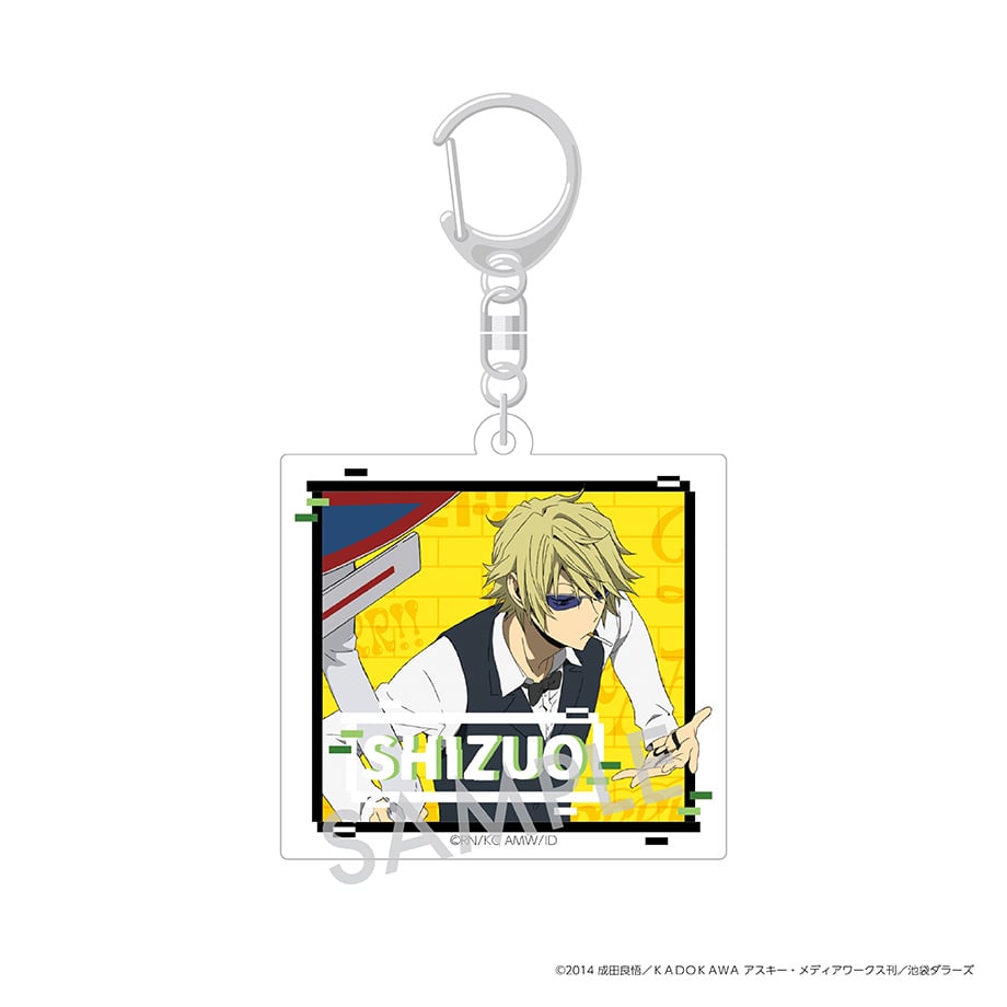 デュラララ!! 平和島静雄 アクリルスタンド 缶バッジ ドミテリアキーホルダー Happy Birthday 静雄！ 平和島静雄の誕生日を記念して、静雄だらけの