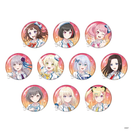 バンドリ 推し旅 POP UP SHOPトレーディング缶バッジ10枚セット JR東海推し旅BanG Dream! 10th ANNIVERSARY缶バッジ バンドリ！ 推し旅