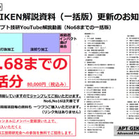 APTGIKEN解説動画資料一括版（No.68まで）All APTGIKEN Explanatory Materials (up to No.68)