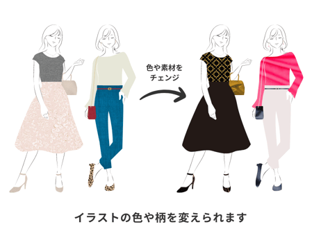 骨格診断 アドバイスシート＋素材セット【商用可・編集OK】