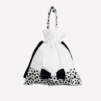 【ダルメシアン×リボン】owner's bag（WHITE）