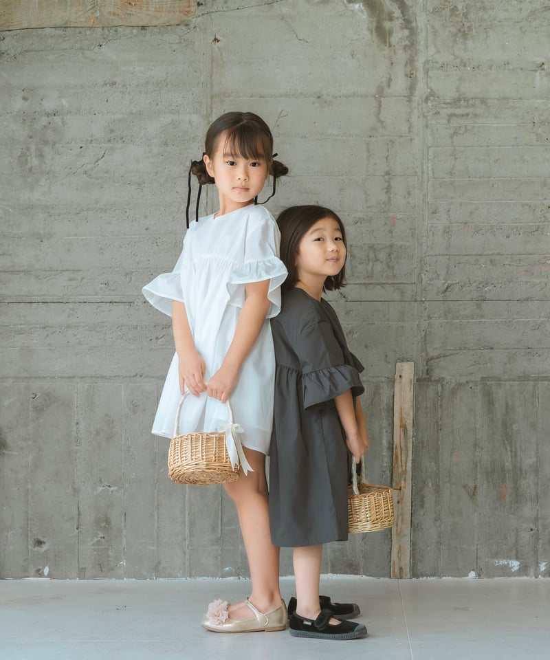 (新品)＆LOVE CLOSET フリル袖ワンピース 華やかふりるのコンフォートワンピース ミニワンピ、チュニック