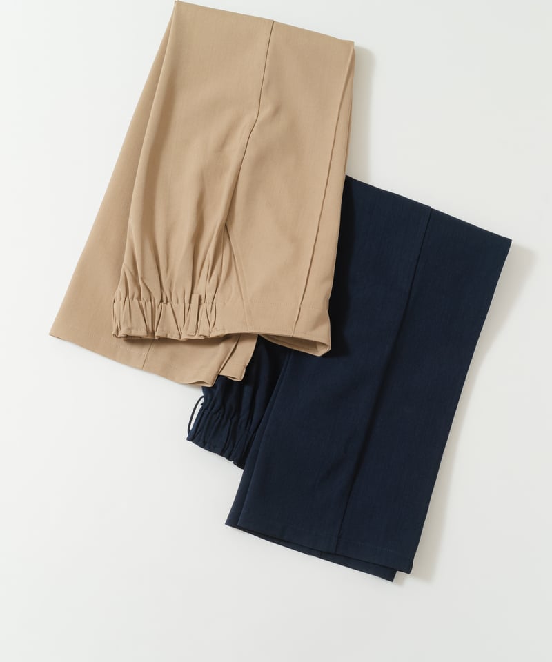 センタープレスストレートパンツ【ネイビー】 | Kichi