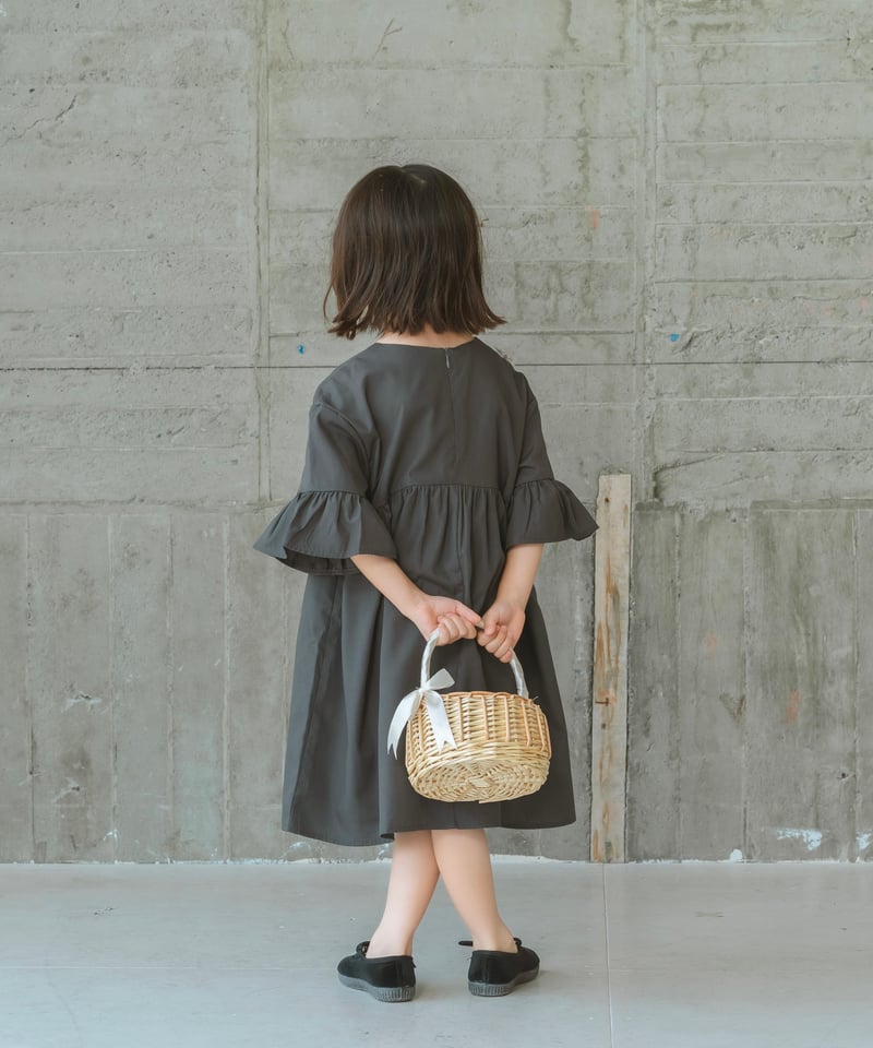 キッズ】袖フリルワンピース | Kichi