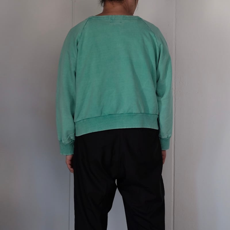 KOOKY ZOO / SCHROEDER SWEAT SHIRT (FADE GREEN)