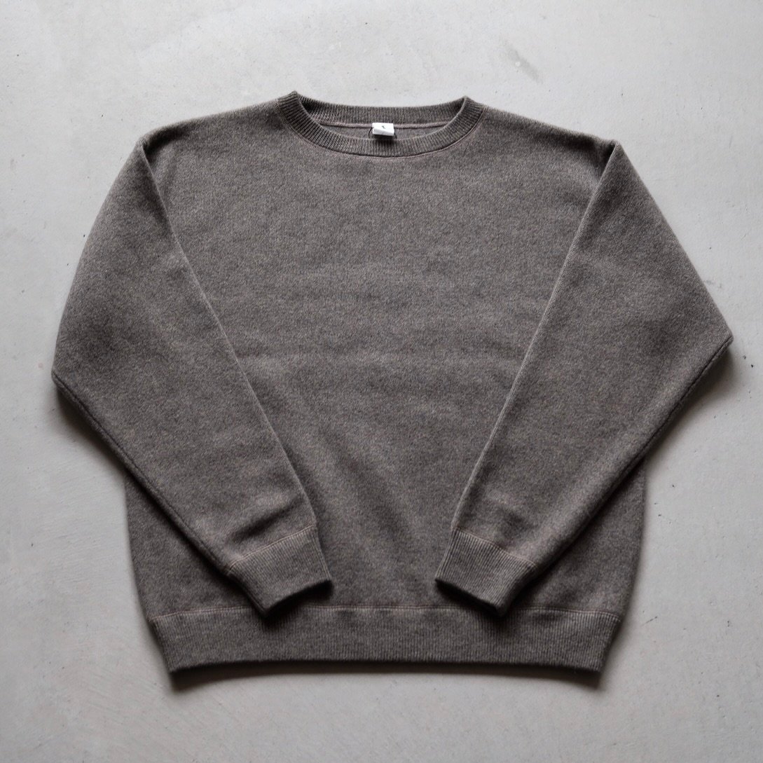 MEIAS / PURE CASHMERE SWEAT KNIT PO (T.MOCA) |