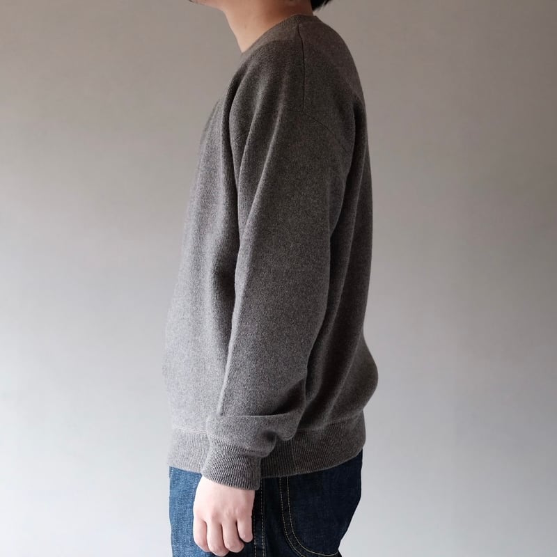 MEIAS / PURE CASHMERE SWEAT KNIT PO (T.MOCA) |