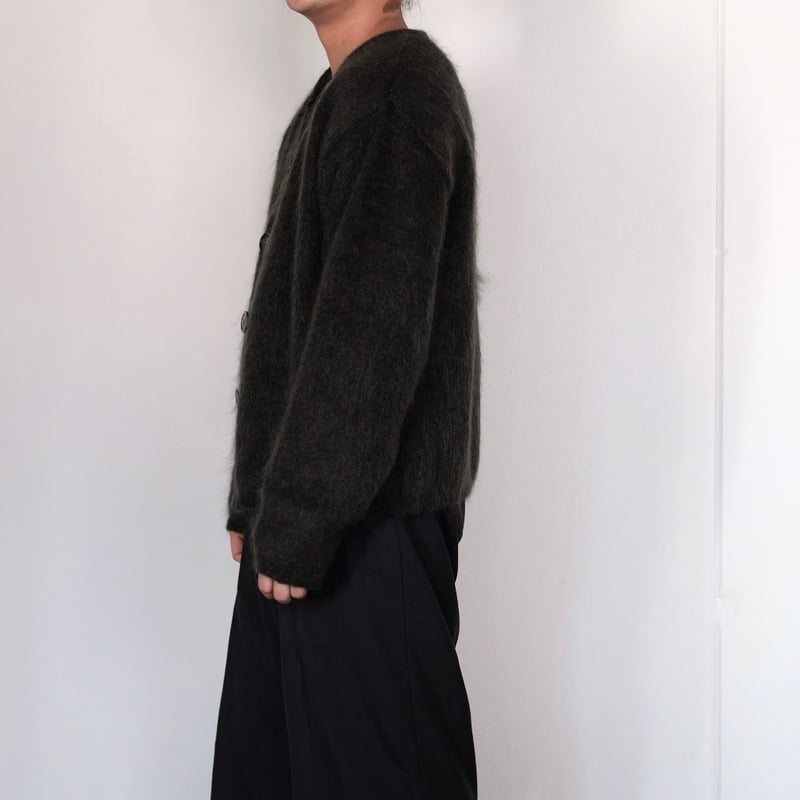 kooky zoo モヘアカーディガン 46 L クーキーズー GREEN KOOKY ZOO / JUVENILE MOHAIR CARDIGAN(MIX GREEN)