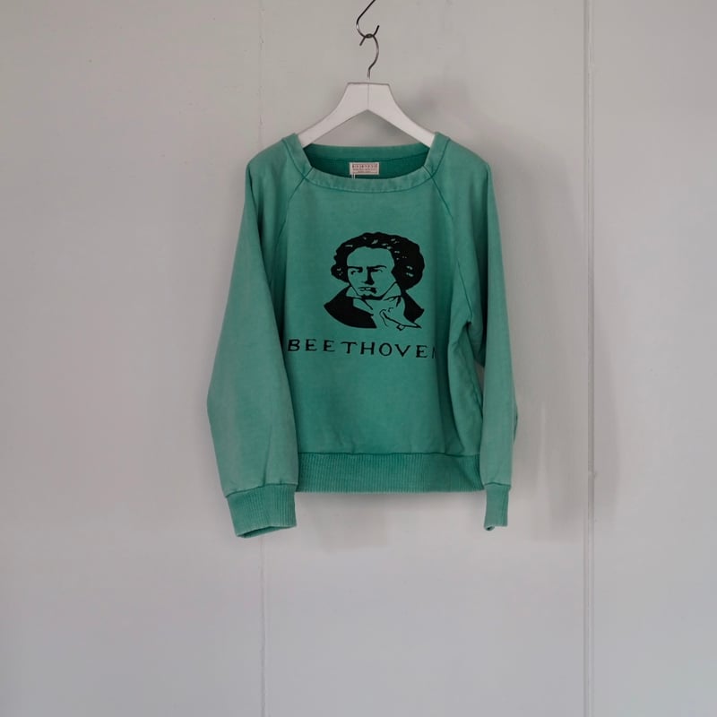 KOOKY ZOO / SCHROEDER SWEAT SHIRT (FADE GREEN)