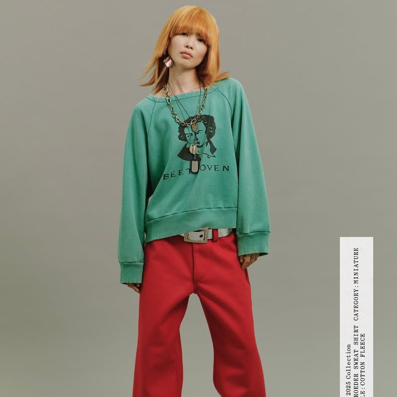 KOOKY ZOO / MONIATURE SCHROEDER SWEAT SHIRT (FA