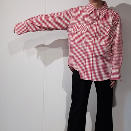 KOOKY ZOO / JUVENILE WESTERN SHIRT TYPE3(RED)