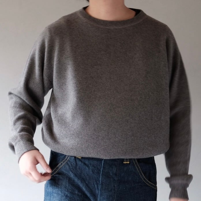 MEIAS / PURE CASHMERE SWEAT KNIT PO (T.MOCA) |