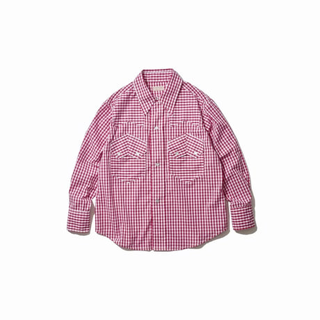 KOOKY ZOO / JUVENILE WESTERN SHIRT TYPE3(RED)