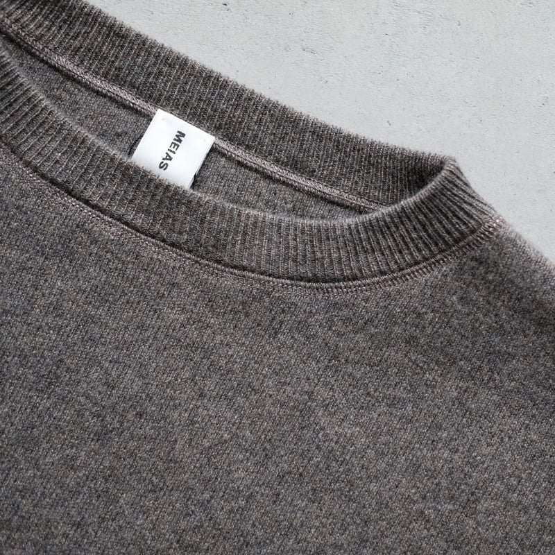 MEIAS / PURE CASHMERE SWEAT KNIT PO (T.MOCA) |