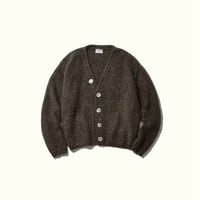 KOOKY ZOO / JUVENILE MOHAIR CARDIGAN(MIX BROWN)