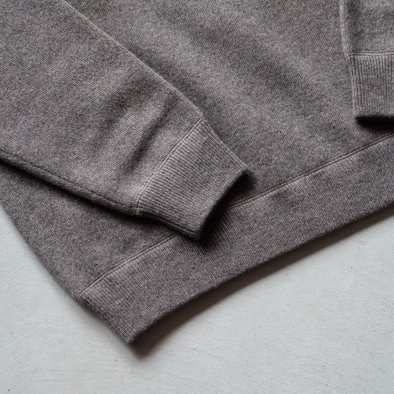 MEIAS / PURE CASHMERE SWEAT KNIT PO (T.MOCA) |