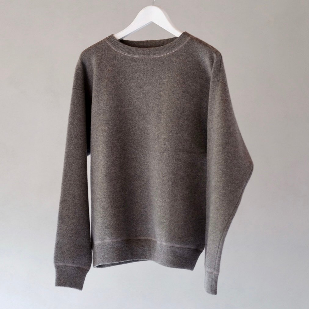 MEIAS / PURE CASHMERE SWEAT KNIT PO (T.MOCA) |