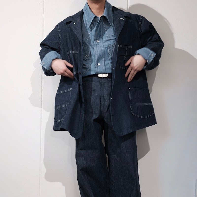 KOOKY ZOO / NM-MT WW2 CHORE JACKET(INDIGO) | OVAL