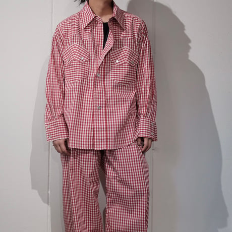 KOOKY ZOO / JUVENILE WESTERN SHIRT TYPE3(RED)