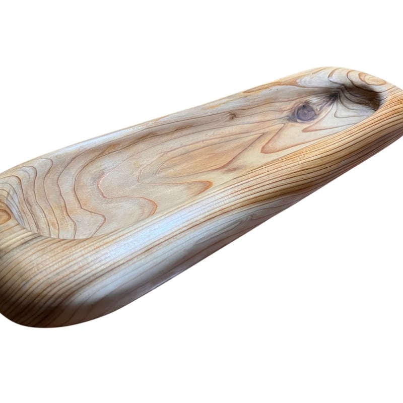 スギのサラダボウル L1（木彫り） | cycle