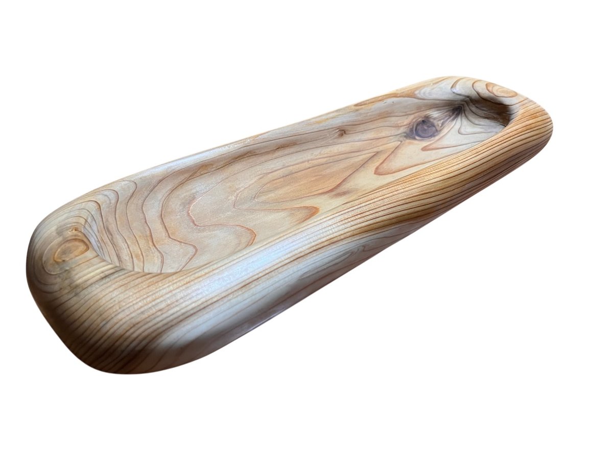 スギのサラダボウル L1（木彫り） | cycle