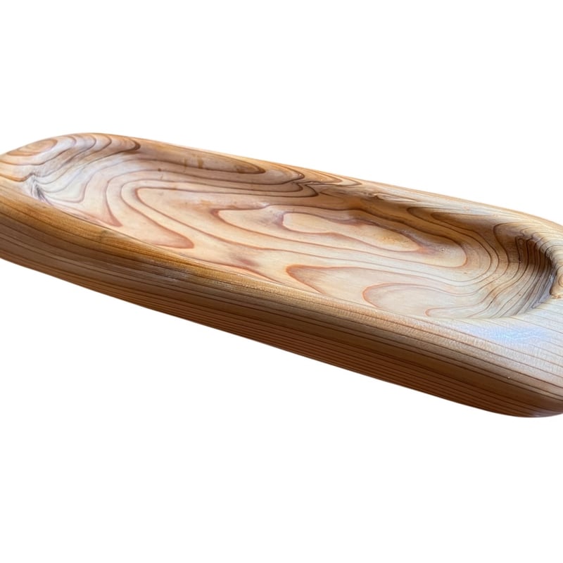 スギのサラダボウル L1（木彫り） | cycle