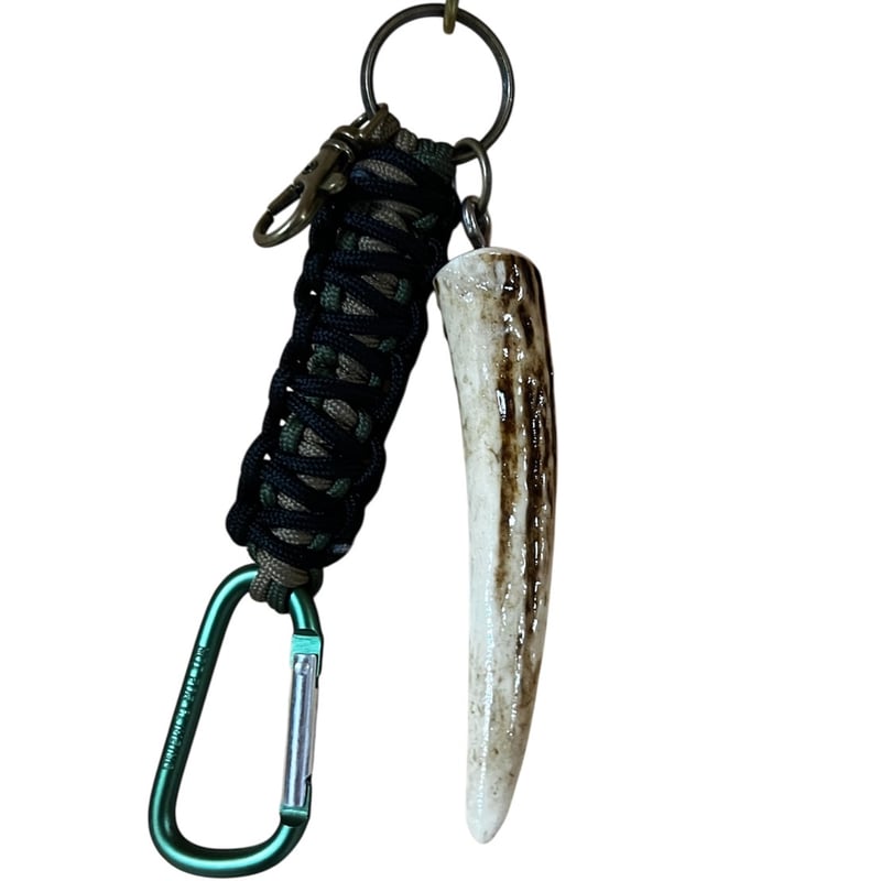 鹿の角と熊の牙キーホルダー 鹿の角キーホルダー33 | cycle