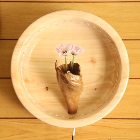 栂の節の花器1