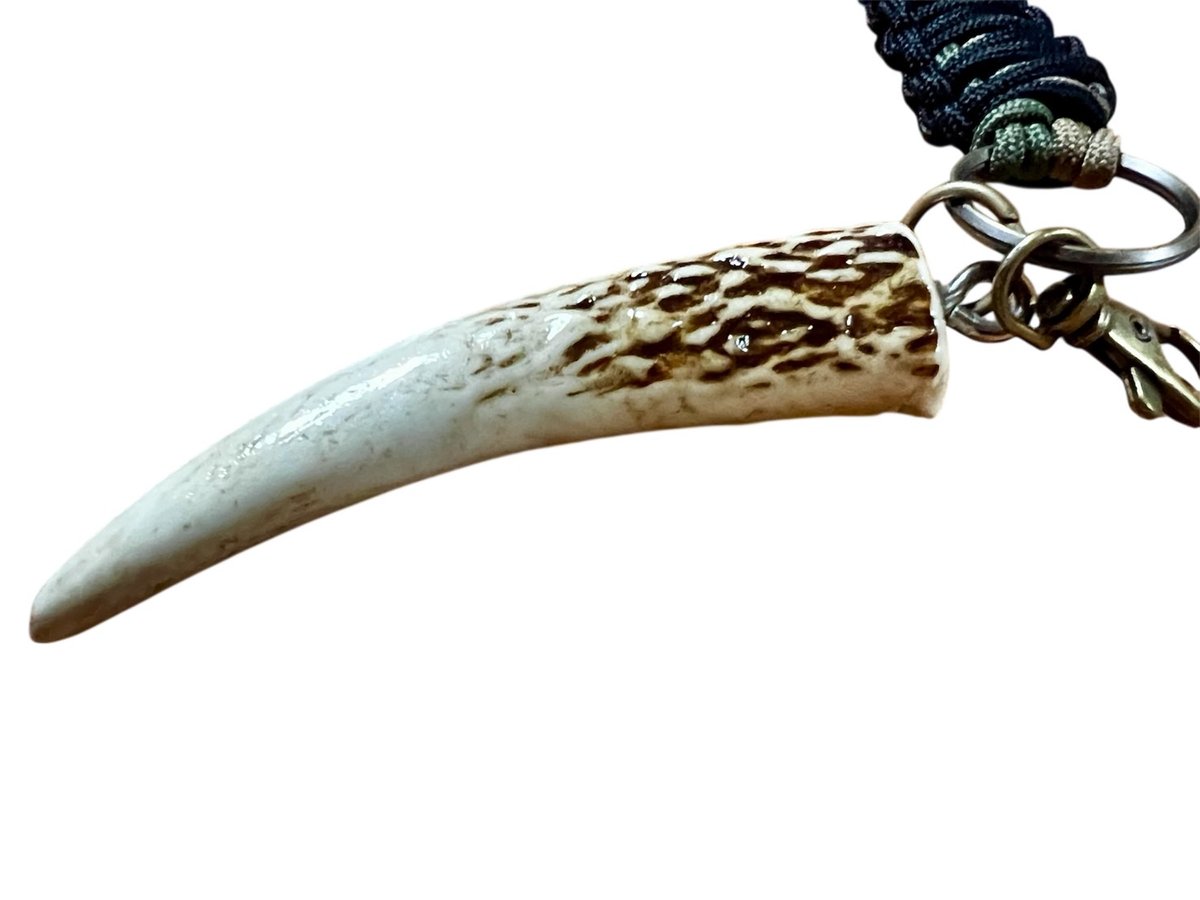 鹿の角と熊の牙キーホルダー 鹿の角キーホルダー33 | cycle