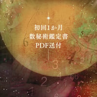 【初回】数秘術鑑定書(1か月の運勢)