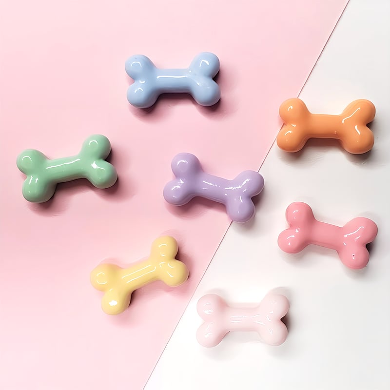 めちゃかわ骨骨くまさんデコパーツ5個130円 めちゃかわ骨骨くまさんデコパーツ5