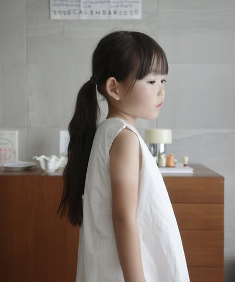 Gathered Cotton Dress