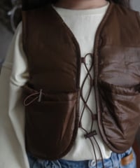 (即納) cord vest