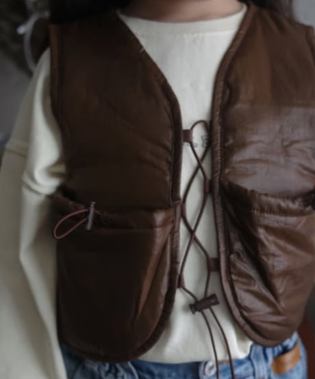 (即納) cord vest