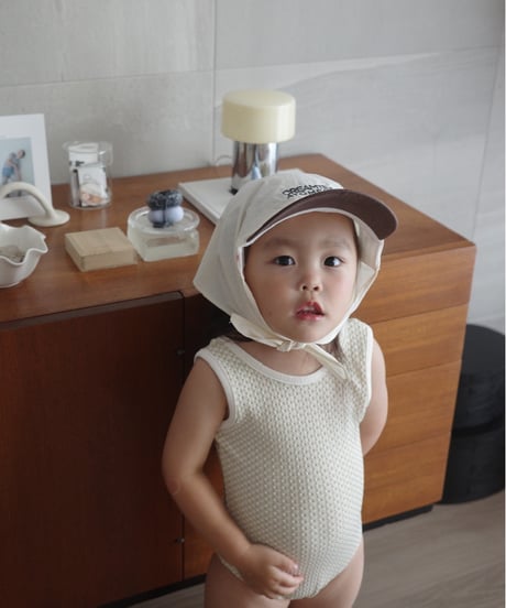 即納　waffle swim suit