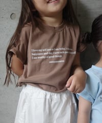 即納　lettering tee