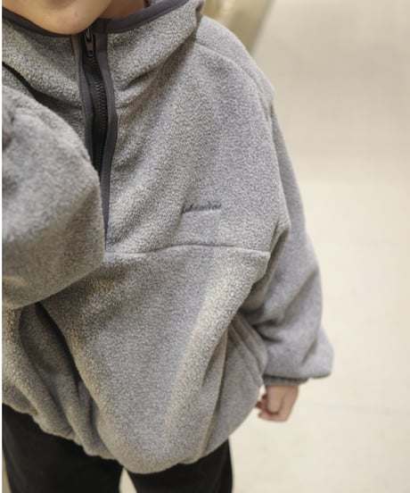 (即納) half zip fleece