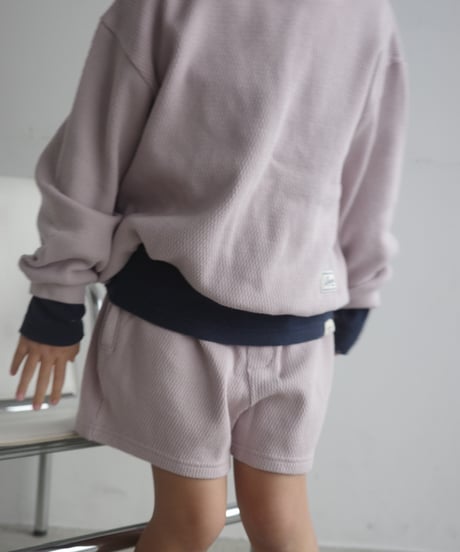 thermal tee / pants ( mauve )