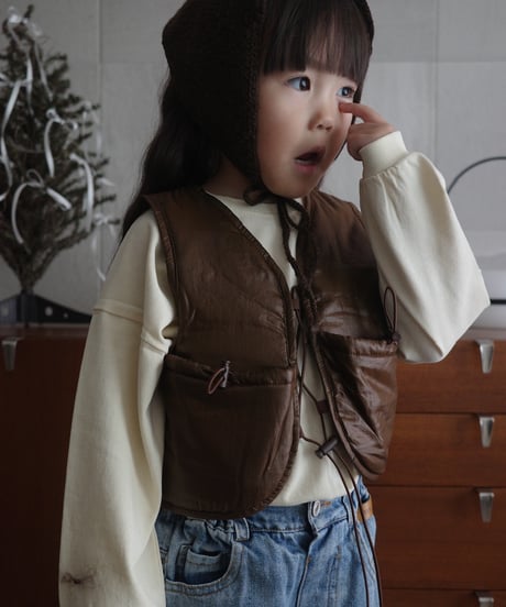 (即納) cord vest