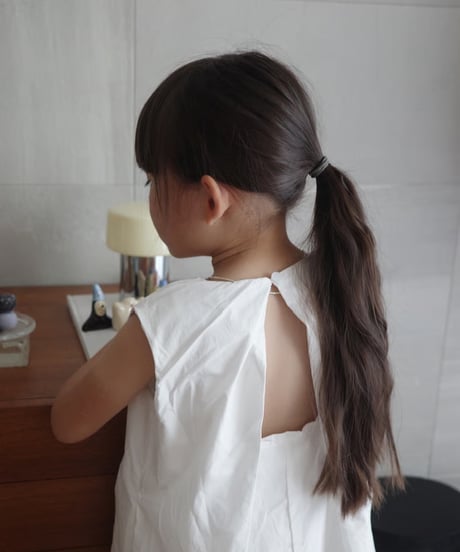 Gathered Cotton Dress
