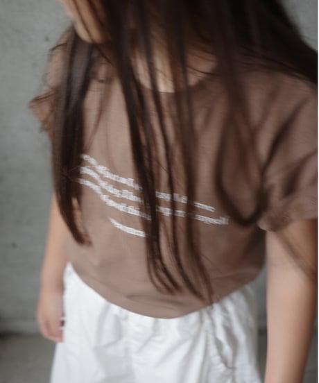 即納　lettering tee