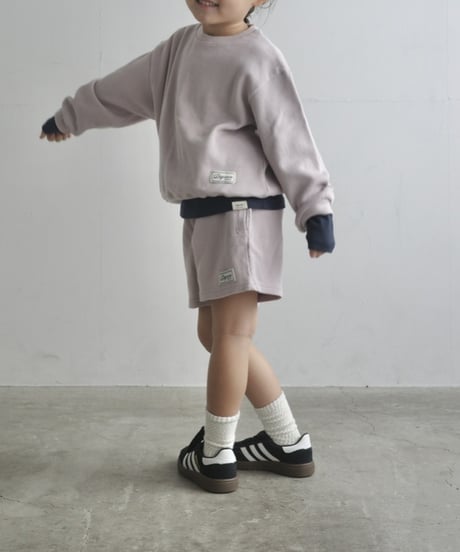 thermal tee / pants ( mauve )