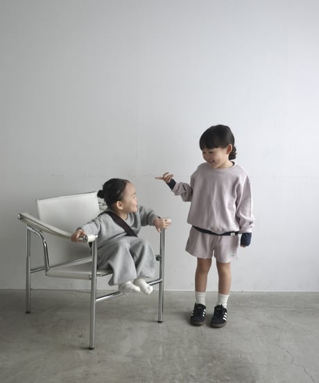 thermal tee / pants ( mauve )