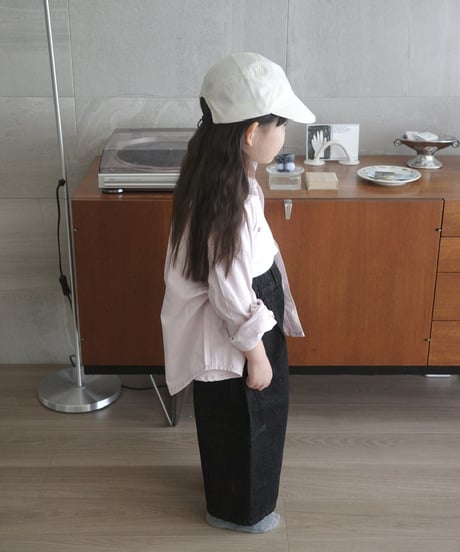 即納　Black Wide Denim