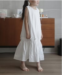Gathered Cotton Dress