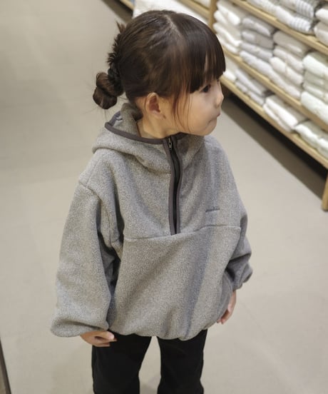 (即納) half zip fleece